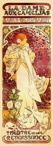 Dame aux camelias mucha - dame,