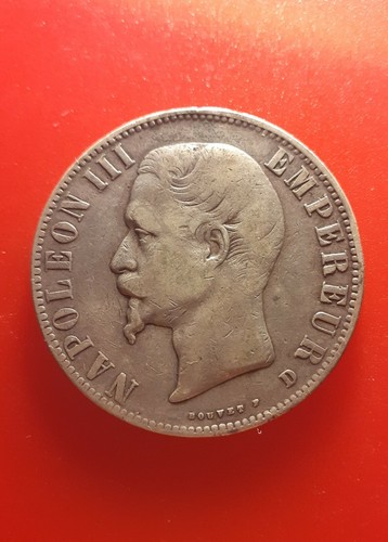 Napoleon iii francs 1856d - iii,