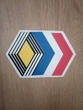 RARE AUTOCOLLANT STICKER OLD ANCIEN STICKER RENAULT ALPINE RALLYE AUTOMOBILE 