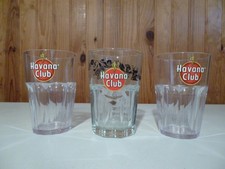 3  grands verres publicitaires