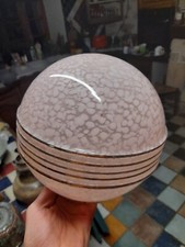 Globe Suspension Plafonnier Verre De Clichy Diamètre : 20cm