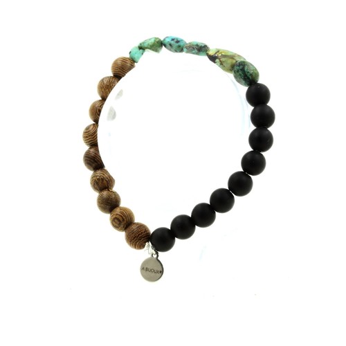 Bracelet turquoise africaine - bracelet,