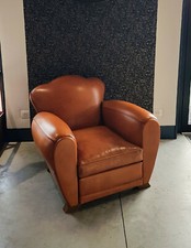 FAUTEUIL CLUB EN CUIR DOSSIER