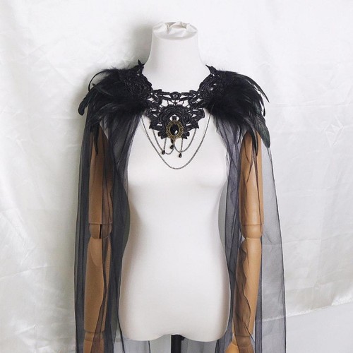 Cape gothique halloween avec - cape,