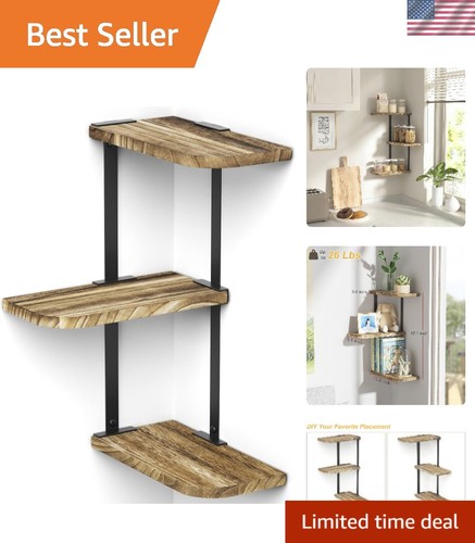 Tier rustic wood - rustic, corner