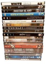 Lot de 18 DVD -  IDEAL REVENDEUR OU collectionneur film TV holmes avatar potter