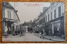 Aix en Othe - L'Entrée de la Rue des Vannes - Café, restaurant E. Mennerat, Mode