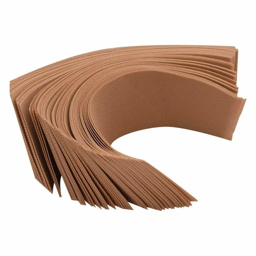 Bande marron cireuse - , sans