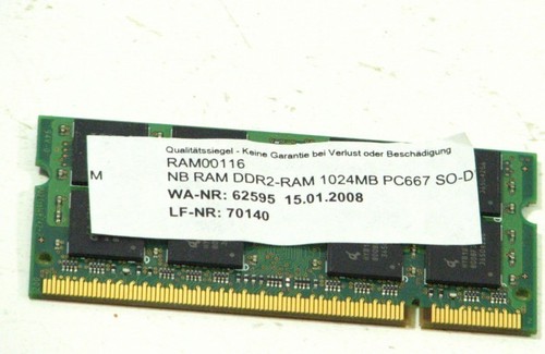 Mémoire ram ddr2 - go,
