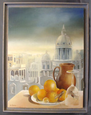Tableau La Confession signé B