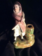 Encrier Ancien Porcelaine Vieux Paris Nap III