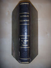 Charbon: Annales des MINES ou