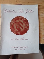 catalogue collection van gelder (avec prix ) hotel drouot 24 25 juin 1953