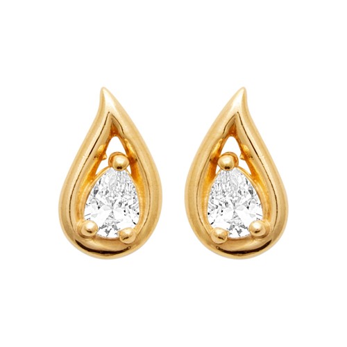 Boucles oreilles forme poire - boucles,