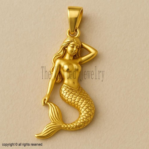 Pendentif sirène argent - pendentif,