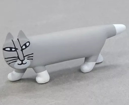 Mini figurine chat gris - mini,