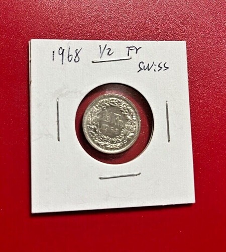 Suisse franc 1968 - suisse, 1/2