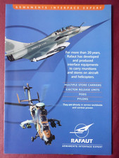 DEPLIANT PUB RAFAUT ARMAMENT AIRCRAFT HELICOPTER POD PYLON RAFALE MIRAGE TIGRE
