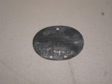 PLAQUE IDENTITE ALLEMANDE