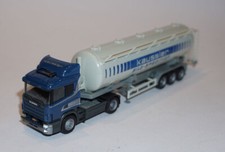 HERPA Scania 124L 400 + semi-remorque citerne pulvé 3 essieux "Kaussler" HO 1/87