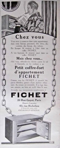 Publicité presse 1925 chez - de,