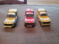 3 X MAJORETTE RENAULT 4L  Service Renault, La Poste, et Rouge