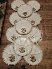 Lot assiettes fondue - 11,