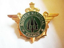 ANCIEN INSIGNE FAB SHELI INTERARMES SOUTIEN NATIONAL FRANCE OPEX KOSOVO TRIDENT