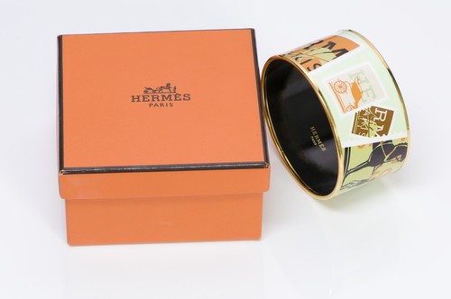 Hermes paris wide gold - wide, plated