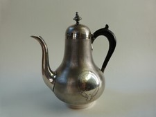 cafetière égoiste orientaliste argent massif minerve orfèvre Hugo David Allan 