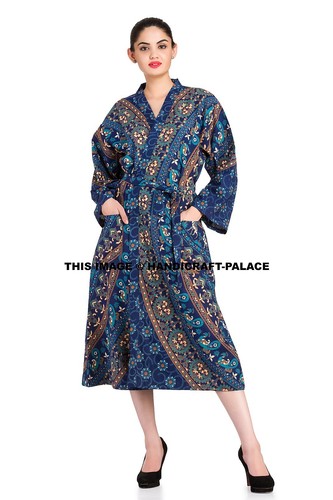 Indien coton mandala - mandala, kimono