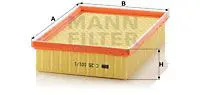 Filtre air cartouche - air,
