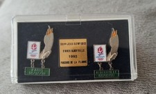 Coffret 2 Pins Jeux Olympiques Albertville JO 92 