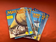 LOT 11 NUMEROS MECCANO MAGAZINE 1956 DINKY TOYS BON ETAT