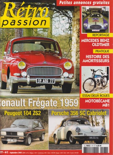 Retro passion 177 renault - retro,