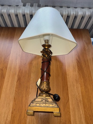 Lampe table ancienne - table,