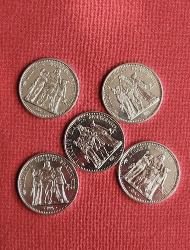 Francs hercule argent 5 - 10,