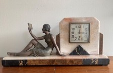 Chiparus - Pendule La Lectrice