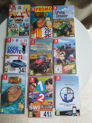 Lot boîtes vides nintendo - lot,