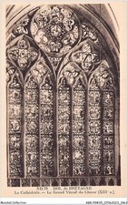 ABRP9-35-0885 - DOL-DE-BRETAGNE - la cathedrale - le grand vitrail du choeu