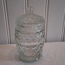 Joli sucrier en verre épais