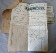 LOT ANCIENNES 9 FACTURES 7