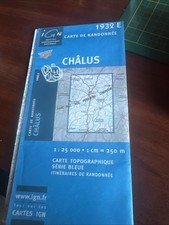 Carte IGN 1932 E Chalus