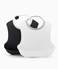 Lot de 2 Bavoirs +4 mois Noir