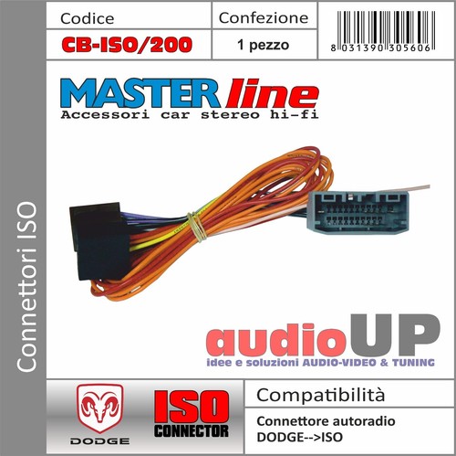 Connecteur autoradio iso - connecteur,