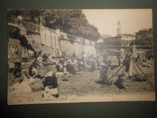 CPA carte postale ancienne Nice les lavandières du paillon