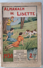 ALMANACH DE LISETTE 1938