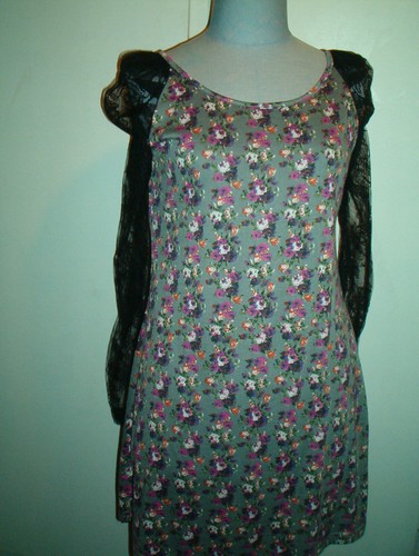 Robe jersey fond gris - jersey,