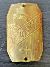 Ancienne petite plaque Vedette