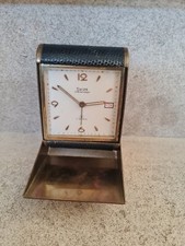 Réveil De bureau SWIZA  CALENDAR  (années 50-60) fonctionne